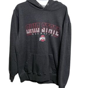 Ohio State Buckeyes Football Gray Hoodie Men’s Large